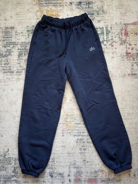Alo Yoga Accolade Women Sweatpants in Navy (Size XXS)